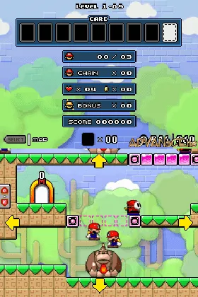 Mario vs. Donkey Kong 2 - March of the Minis (USA) (Demo) (Kiosk) screen shot game playing